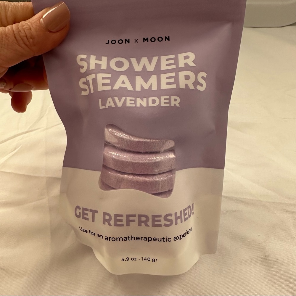 Joon x Moon Lavender Shower Steamers Cocoa + Shea Butters 7 Tablets 4.9 oz New - Picture 4 of 4